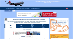 Desktop Screenshot of aeroportul-otopeni.info
